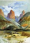 Colburn's Butte, South Utah by Thomas Moran